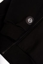 Kids Cotton Hoodie for Boys and Girls | What's Your DNA | Dynamic n Agile | Jet Black