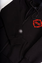 Kids Cotton Hoodie for Boys and Girls | What's Your DNA | Dynamic n Agile | Jet Black