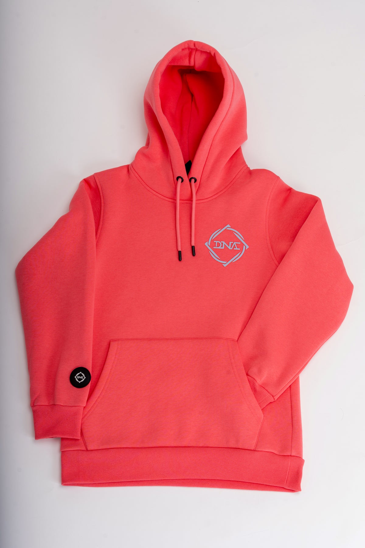 Soft cotton kids sports hoodie front view
Kids hoodie with brushed fleece lining
Breathable children's cotton hoodie
Slim fit kids hoodie in Calypso Coral
Performance hoodie for boys and girls