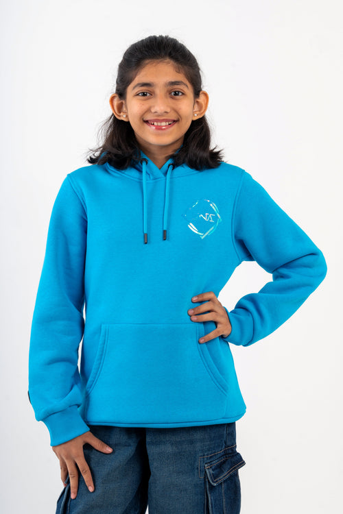 Soft cotton kids sports hoodie front view
Kids hoodie with brushed fleece lining
Breathable children's cotton hoodie
Slim fit kids hoodie in Turkish Tile
Performance hoodie for boys and girls
